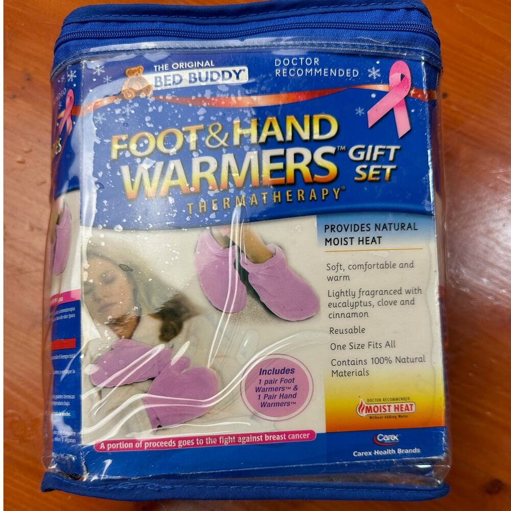 The Original Bed Buddy Thermatherapy Foot and Hand Warmers Gift Set
